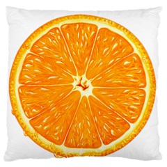 Orange Slice Standard Flano Cushion Case (two Sides) by BangZart