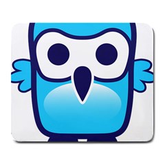 Owl Logo Clip Art Large Mousepads by BangZart