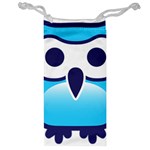 Owl Logo Clip Art Jewelry Bag Front