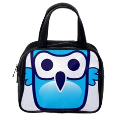 Owl Logo Clip Art Classic Handbags (one Side) by BangZart