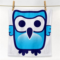 Owl Logo Clip Art Face Towel by BangZart