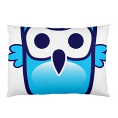 Owl Logo Clip Art Pillow Case by BangZart