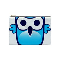 Owl Logo Clip Art Cosmetic Bag (medium)  by BangZart