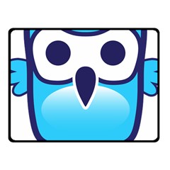 Owl Logo Clip Art Fleece Blanket (small) by BangZart