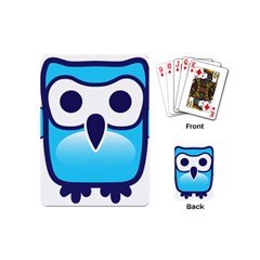 Owl Logo Clip Art Playing Cards (mini)  by BangZart