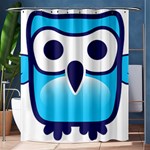 Owl Logo Clip Art Shower Curtain 60  x 72  (Medium)  60 x72  Curtain