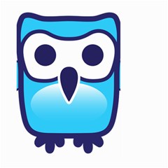 Owl Logo Clip Art Large Garden Flag (two Sides) by BangZart