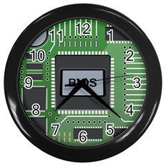 Computer Bios Board Wall Clocks (black) by BangZart