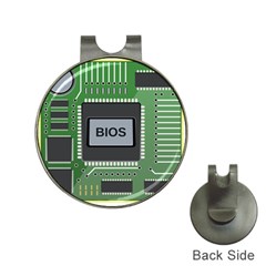 Computer Bios Board Hat Clips With Golf Markers by BangZart