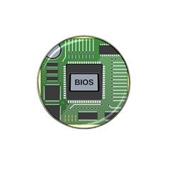 Computer Bios Board Hat Clip Ball Marker (4 Pack) by BangZart