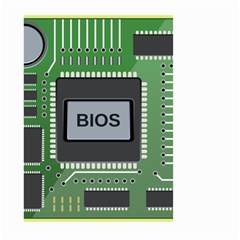 Computer Bios Board Small Garden Flag (two Sides) by BangZart