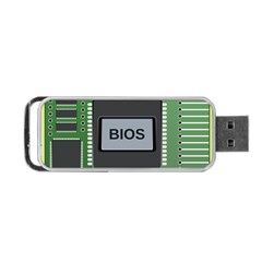 Computer Bios Board Portable Usb Flash (two Sides) by BangZart