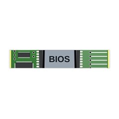 Computer Bios Board Flano Scarf (mini) by BangZart