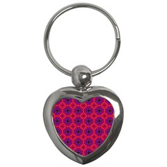 Retro Abstract Boho Unique Key Chains (heart)  by BangZart