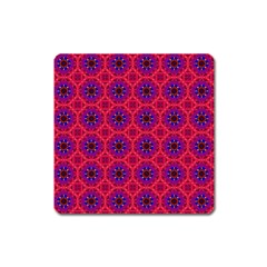 Retro Abstract Boho Unique Square Magnet by BangZart