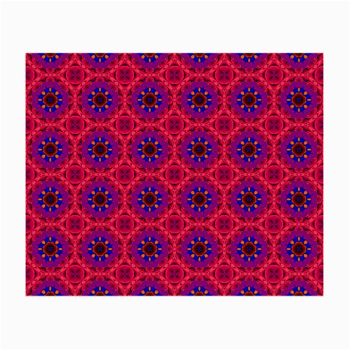 Retro Abstract Boho Unique Small Glasses Cloth (2-Side)