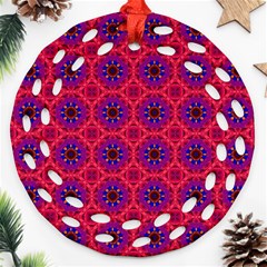 Retro Abstract Boho Unique Ornament (round Filigree) by BangZart