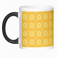 Yellow Pattern Background Texture Morph Mugs by BangZart