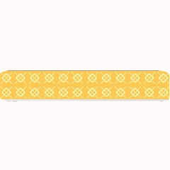 Yellow Pattern Background Texture Small Bar Mats by BangZart