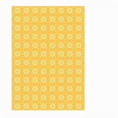 Yellow Pattern Background Texture Large Garden Flag (two Sides) by BangZart