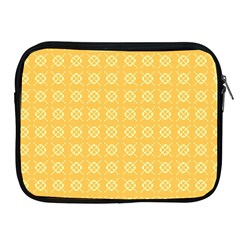 Yellow Pattern Background Texture Apple Ipad 2/3/4 Zipper Cases by BangZart