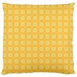 Yellow Pattern Background Texture Standard Flano Cushion Case (Two Sides) Front