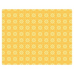 Yellow Pattern Background Texture Double Sided Flano Blanket (medium)  by BangZart