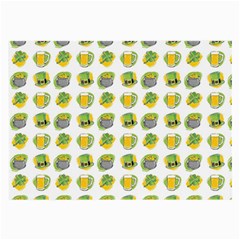 St Patrick S Day Background Symbols Large Glasses Cloth by BangZart