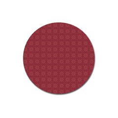 Purple Pattern Background Texture Magnet 3  (round) by BangZart