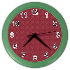 Purple Pattern Background Texture Color Wall Clocks by BangZart