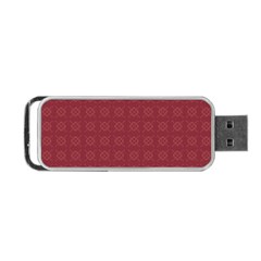 Purple Pattern Background Texture Portable Usb Flash (one Side) by BangZart