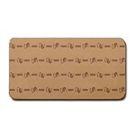 Brown Pattern Background Texture Medium Bar Mats 16 x8.5  Bar Mat