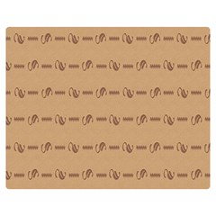 Brown Pattern Background Texture Double Sided Flano Blanket (medium) 