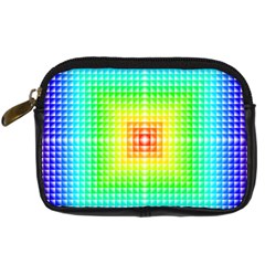 Square Rainbow Pattern Box Digital Camera Cases by BangZart