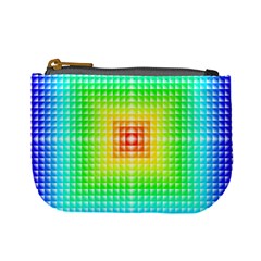 Square Rainbow Pattern Box Mini Coin Purses by BangZart