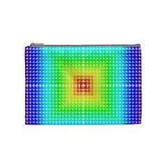 Square Rainbow Pattern Box Cosmetic Bag (medium)  by BangZart