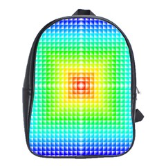 Square Rainbow Pattern Box School Bags (xl)  by BangZart