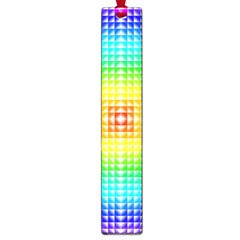 Square Rainbow Pattern Box Large Book Marks by BangZart