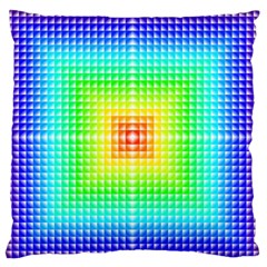 Square Rainbow Pattern Box Standard Flano Cushion Case (two Sides) by BangZart