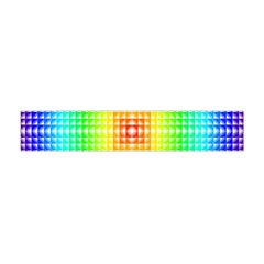 Square Rainbow Pattern Box Flano Scarf (mini) by BangZart