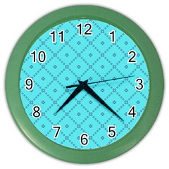 Pattern Background Texture Color Wall Clocks by BangZart