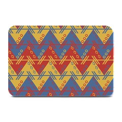 Aztec South American Pattern Zig Plate Mats by BangZart