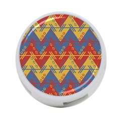 Aztec South American Pattern Zig 4-port Usb Hub (two Sides)  by BangZart