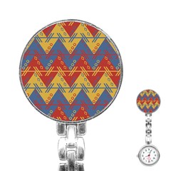 Aztec South American Pattern Zig Stainless Steel Nurses Watch by BangZart