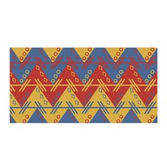 Aztec South American Pattern Zig Satin Wrap by BangZart