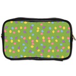 Balloon Grass Party Green Purple Toiletries Bags Front