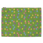 Balloon Grass Party Green Purple Cosmetic Bag (XXL)  Front