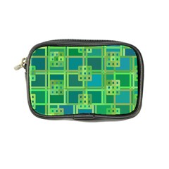 Green Abstract Geometric Coin Purse by BangZart