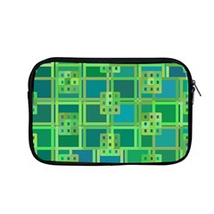 Green Abstract Geometric Apple Macbook Pro 13  Zipper Case by BangZart