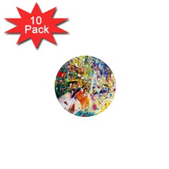 Multicolor Anime Colors Colorful 1  Mini Magnet (10 Pack)  by BangZart